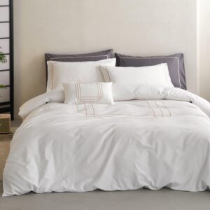 5 Star Bed Sheet Premium fabric embroidered hotel linen