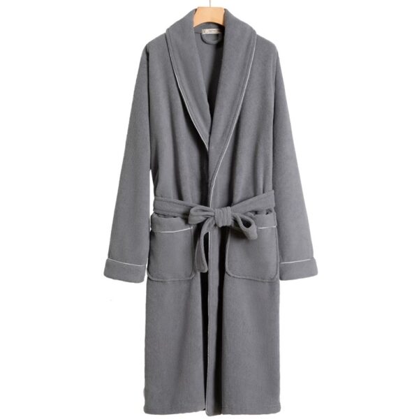 cotton bathrobe