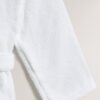 terry bathrobe2 Luxury hotel bathrobes high quality velour white color bathrobe