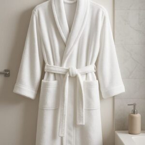 hotel style bathrobe