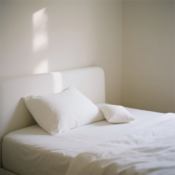 Duck feather down pillow