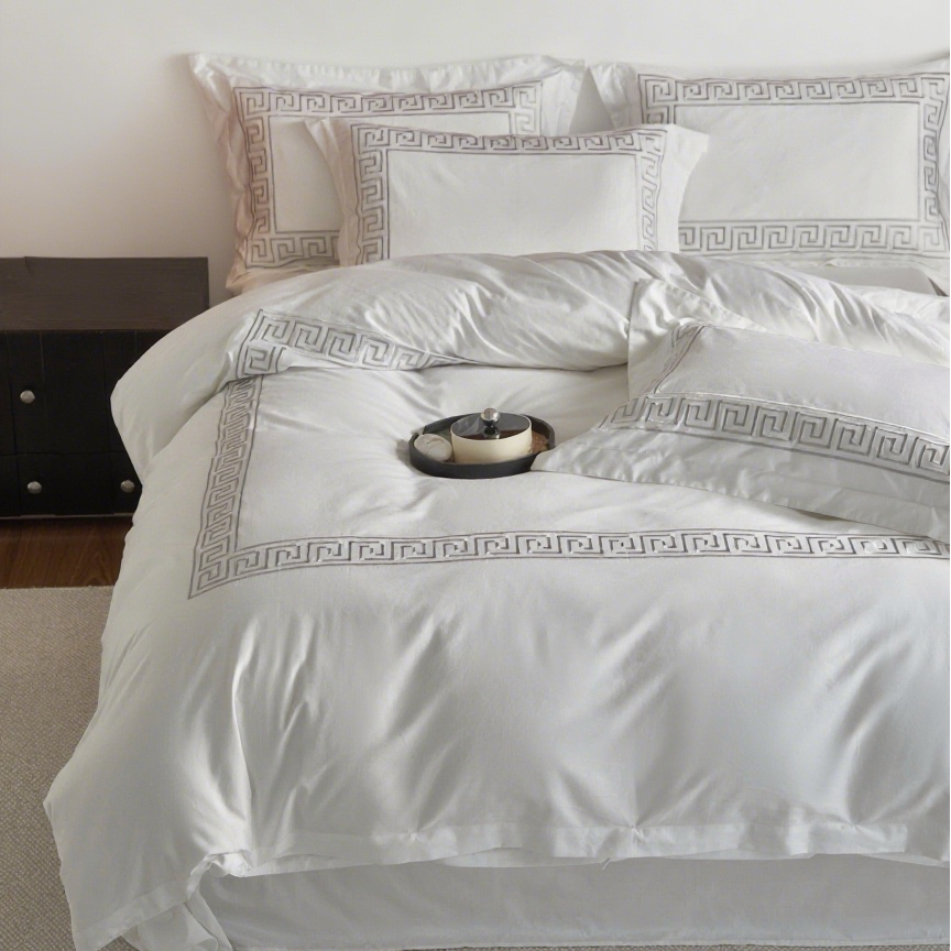 Embroidery-bedding set