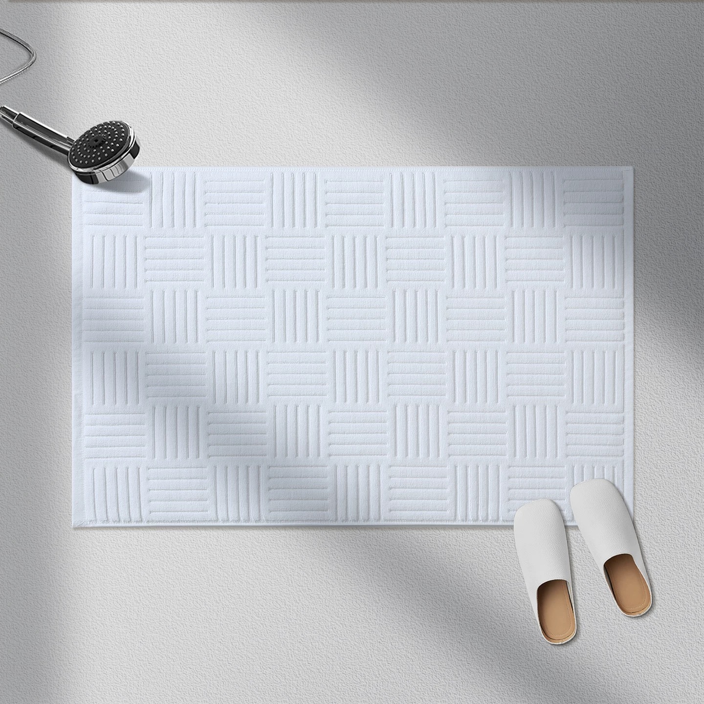 cotton bath mat