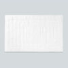 white bath mat
