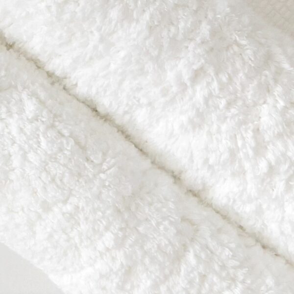 white floor towel